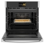 GE Profile 30-Inch, 5 Cu. Ft.  Built-In Single Wall Oven With Convection - PTS9000SNSS
