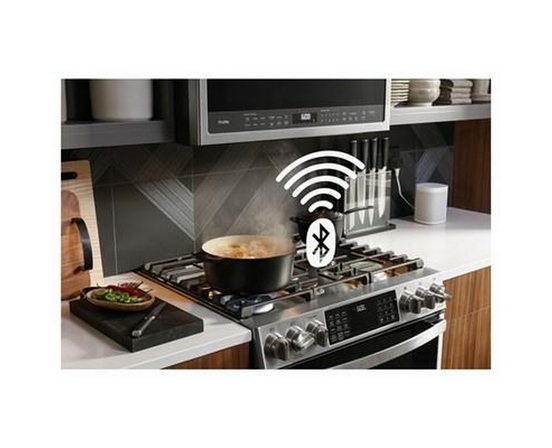GE Profile 30-Inch Slide-In Gas Range With Wi-Fi Connect - PCGS930YPFS
