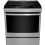 GE Profile 30-Inch Slide-In Electric Induction Range With True European Convection Technology - PCHS920YMFS
