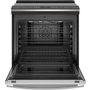 GE Profile 30-Inch Slide-In Electric Induction Range With True European Convection Technology - PCHS920YMFS