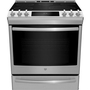 GE Profile 30-Inch Slide-In Electric Range With True European Convection Technology - PCS940YMFS