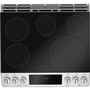 GE Profile 30-Inch Slide-In Electric Range With True European Convection Technology - PCS940YMFS