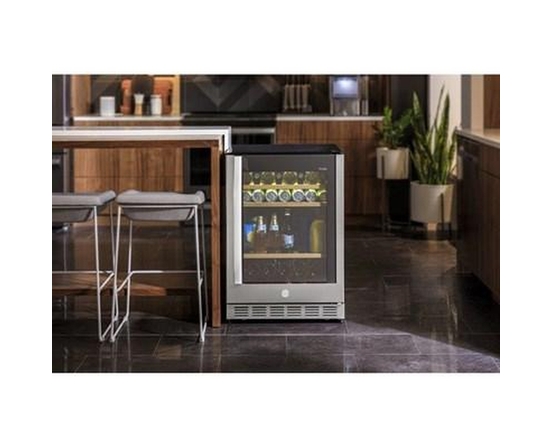 GE Profile 5.1 Cu.Ft. Freestanding Beverage Center With Digital Temperature Controls - PVS06BSPSS