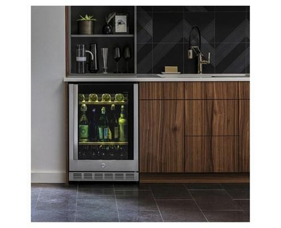GE Profile 5.1 Cu.Ft. Freestanding Beverage Center With Digital Temperature Controls - PVS06BSPSS
