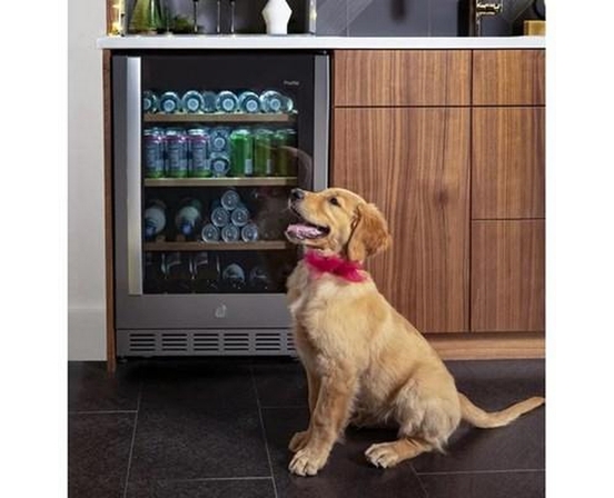 GE Profile 5.1 Cu.Ft. Freestanding Beverage Center With Digital Temperature Controls - PVS06BSPSS