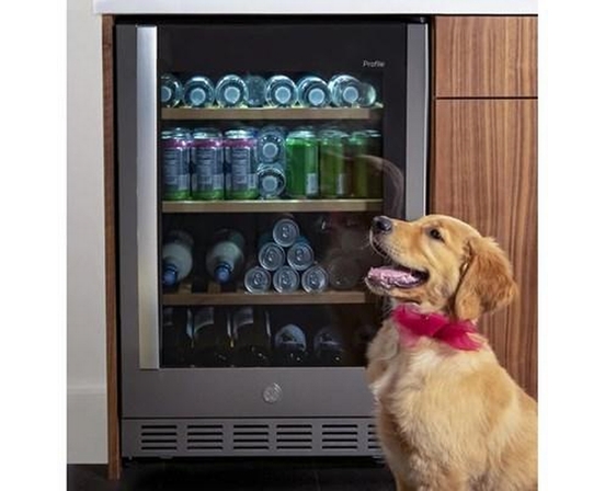 GE Profile 5.1 Cu.Ft. Freestanding Beverage Center With Digital Temperature Controls - PVS06BSPSS