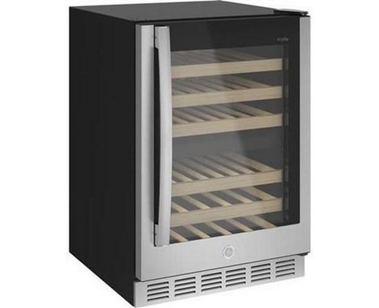 GE Profile 44-Bottle Wine Cooler With Dual Zone - PWS06DSPSS