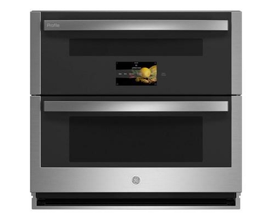 GE Profile 30-Inch Built-In Wall Oven With Twin Flex Convection - PTS9200SNSS