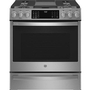 GE Profile 30-In Slide-In Dual Fuel Range With No Preheat Air Fry Technology - PC2S930YPFS