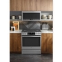 GE Profile 30-In Slide-In Dual Fuel Range With No Preheat Air Fry Technology - PC2S930YPFS