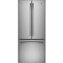 GE Profile 30-Inch, 20.8 Cu. Ft. French 3-Door Refrigerator With Internal Water Dispenser - PNE21NYRKFS