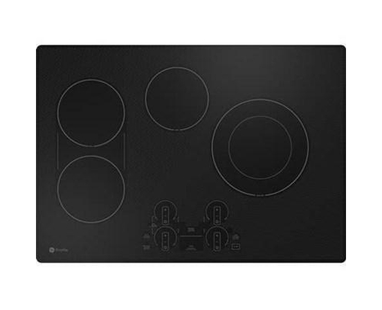 GE Profile 30-Inch Built-In Electric Cooktop With Wi-Fi - PEP7030DTBB