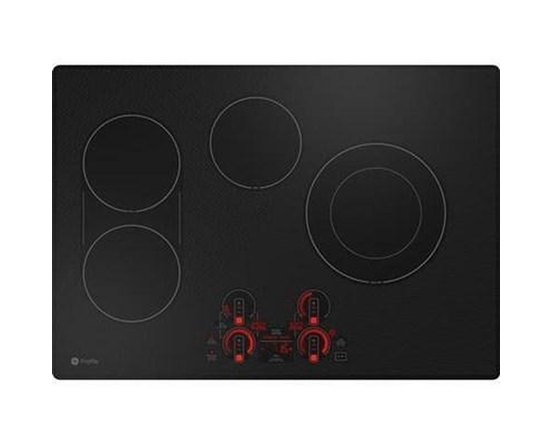 GE Profile 30-Inch Built-In Electric Cooktop With Wi-Fi - PEP7030DTBB