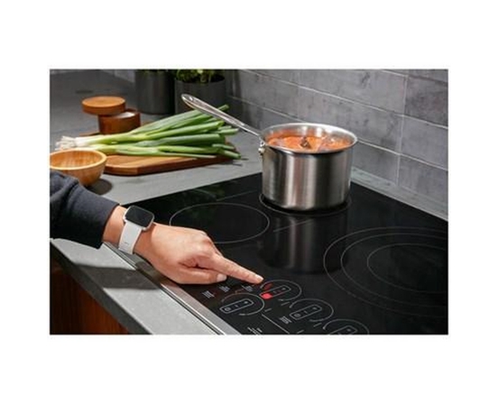 GE Profile 30-Inch Built-In Electric Cooktop With Wi-Fi - PEP7030DTBB