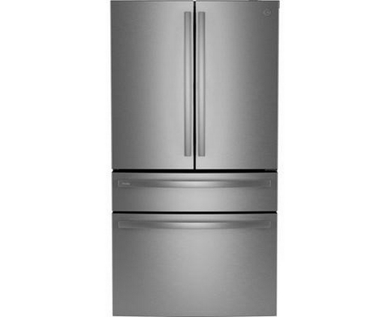 GE Profile 36-Inch, 28.7 Cu. Ft. French 4-Door Refrigerator With Dual-Dispense Autofill Pitcher - PGE29BYTFS
