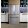 GE Profile 36-Inch, 28.7 Cu. Ft. French 4-Door Refrigerator With Dual-Dispense Autofill Pitcher - PGE29BYTFS