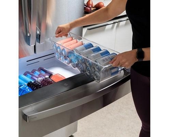 GE Profile 36-Inch, 28.7 Cu. Ft. French 4-Door Refrigerator With Dual-Dispense Autofill Pitcher - PGE29BYTFS