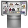 GE Profile 36-Inch, 28.7 Cu. Ft. French 4-Door Refrigerator With Dual-Dispense Autofill Pitcher - PGE29BYTFS