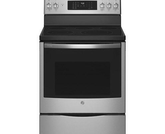 GE Profile 30-Inch Freestanding Electric Range With True Convection Technology - PCB900YVFS