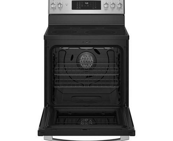 GE Profile 30-Inch Freestanding Electric Range With True Convection Technology - PCB900YVFS