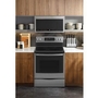 GE Profile 30-Inch Freestanding Electric Range With True Convection Technology - PCB900YVFS