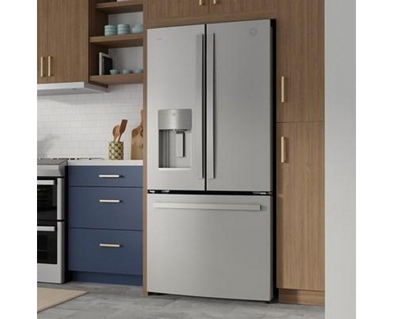 GE Profile 33-Inch, 23.8 Cu. Ft. French 3-Door Refrigerator - PFE24HYRCFS