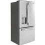 GE Profile 33-Inch, 23.8 Cu. Ft. French 3-Door Refrigerator - PFE24HYRCFS