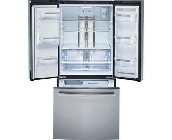GE Profile 33-Inch, 23.8 Cu. Ft. French 3-Door Refrigerator - PFE24HYRCFS