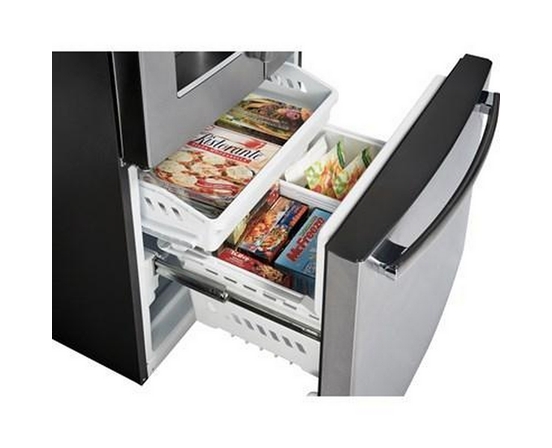 GE Profile 33-Inch, 17.5 Cu.Ft. French-Door Refrigerator With Frostguard™ Technology - PYE18HYRCFS