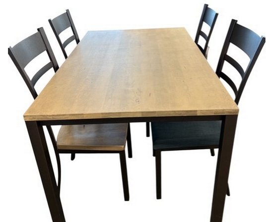 Table with 4 chairs by Amisco