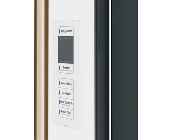 Café 36-Inch, 23.1 Cu.Ft. Counter-Depth French 3-Door Refrigerator With Wifi Connect - CWE23SP4MW2