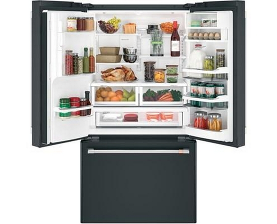 Café 36-Inch, 22.2 Cu.Ft. Counter-Depth French 3-Door Refrigerator With Hot Water Dispenser - CYE22TP3MD1