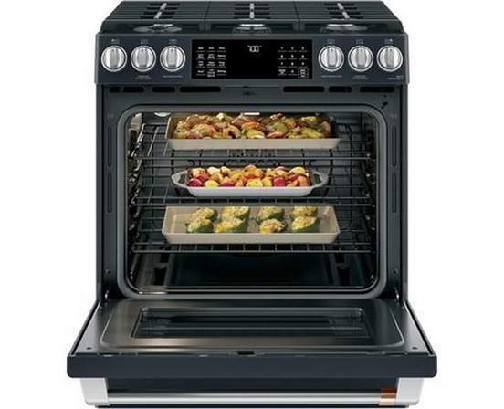 Café 30-Inch Slide-In Gas Range With Wifi Connect - CCGS700P3MD1