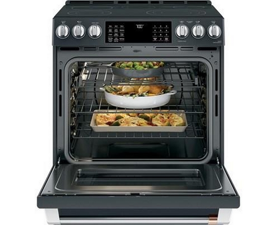 Café 30-Inch Slide-In Electric Range With Wifi Connect - CCES700P3MD1