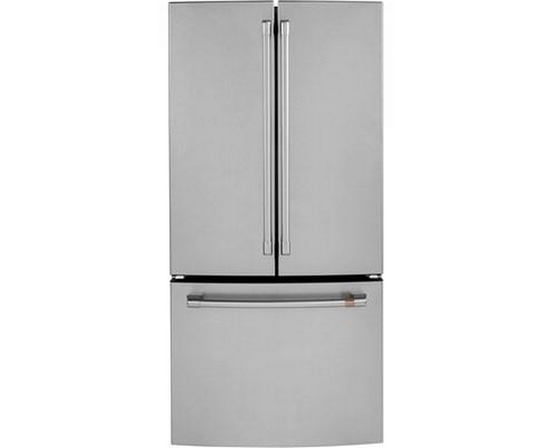 Café 33-Inch, 18.6 Cu. Ft. Counter-Depth French 3-Door Refrigerator - CWE19SP2NS1