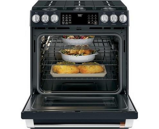Café 30-Inch Slide-In Dual Fuel Range With Warming Drawer - CC2S900P3MD1
