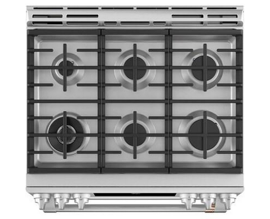 Café 30-Inch Slide-In Dual-Fuel Range - CC2S950P2MS1
