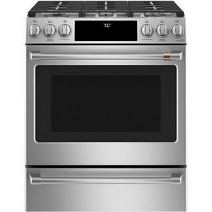 Café 30-Inch Slide-In Gas Range With Convection Technology - CCGS700P2MS1