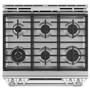 Café 30-Inch Slide-In Gas Double Oven Range With Convection Technology - CCGS750P2MS1