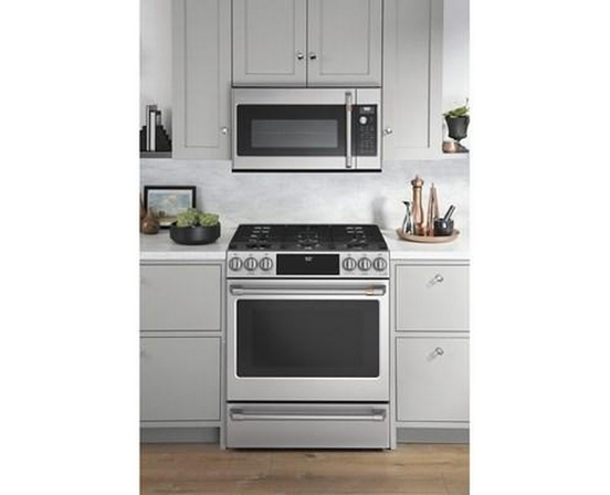 Café 30-Inch Slide-In Dual-Fuel Range With Convection Technology - CC2S900P2MS1