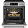 Café 30-Inch Slide-In Electric Range With Warming Drawer - CCES700P2MS1