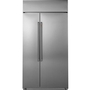 Café 42-Inch, 25.2 Cu. Ft. Built-In Side-By-Side Refrigerator - CSB42WP2NS1