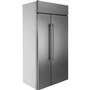 Café 42-Inch, 25.2 Cu. Ft. Built-In Side-By-Side Refrigerator - CSB42WP2NS1