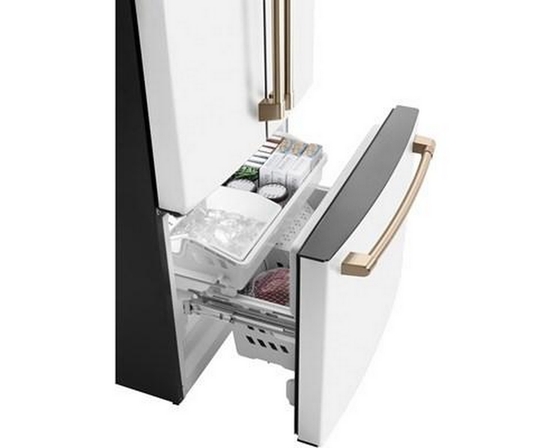 Café 33-Inch, 18.6 Cu. Ft. Counter-Depth French 3-Door Refrigerator - CWE19SP4NW2