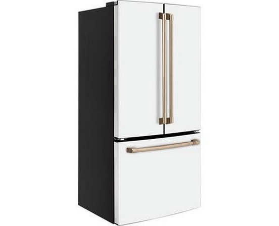 Café 33-Inch, 18.6 Cu. Ft. Counter-Depth French 3-Door Refrigerator - CWE19SP4NW2