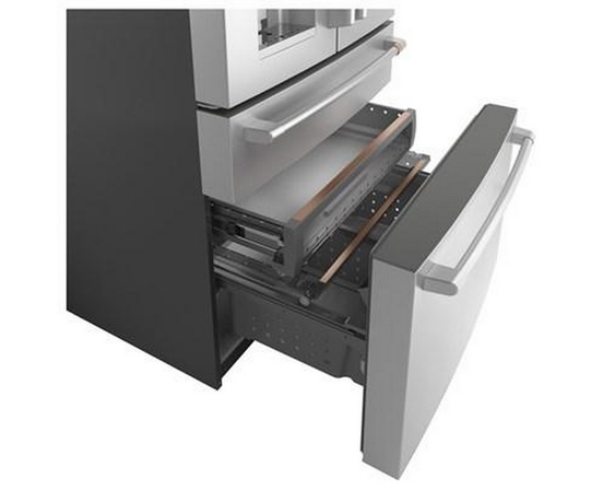 Café 36-Inch 27.8 Cu. Ft. French 4-Door Refrigerator - CVE28DP2NS1