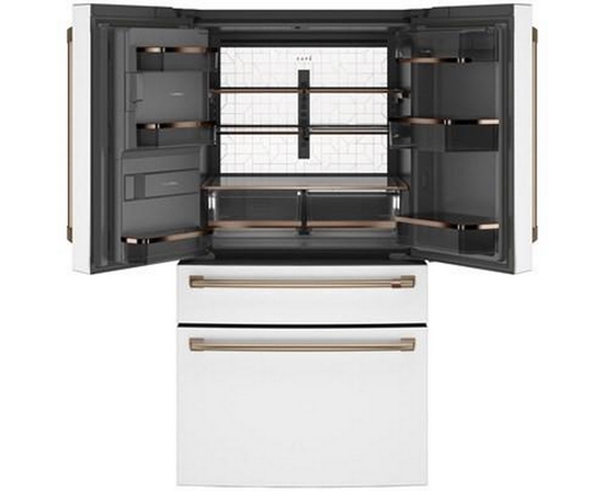 Café 36-Inch 27.6 Cu. Ft. French 4-Door Refrigerator - CVE28DP4NW2