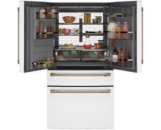 Café 36-Inch 27.6 Cu. Ft. French 4-Door Refrigerator - CVE28DP4NW2