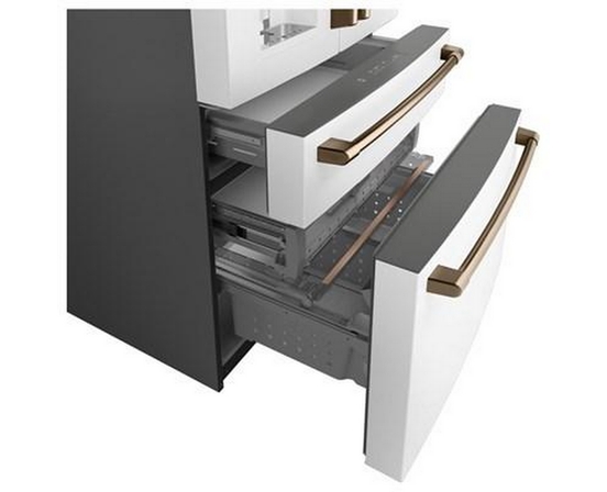 Café 36-Inch 27.6 Cu. Ft. French 4-Door Refrigerator - CVE28DP4NW2