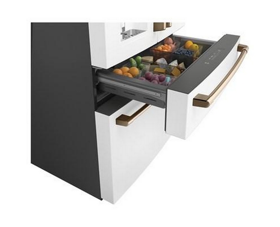 Café 36-Inch 27.6 Cu. Ft. French 4-Door Refrigerator - CVE28DP4NW2